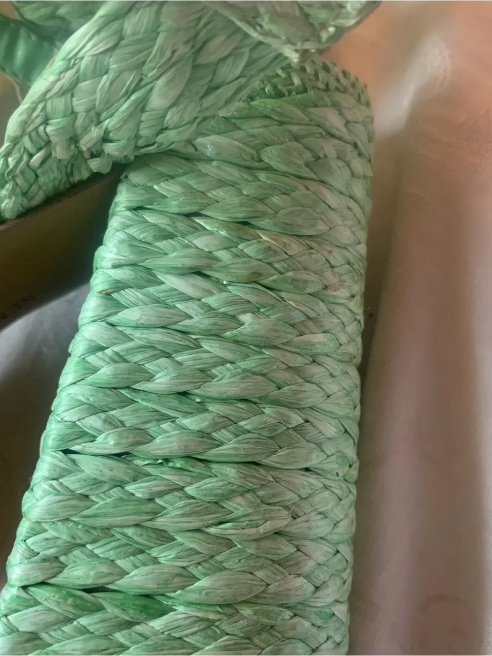 Kenneth Cole Mint Green Woven Platform Sandals